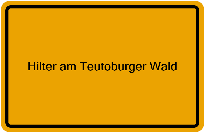 Handelsregisterauszug Hilter am Teutoburger Wald